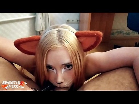 ❤️ 狐狸精吞下鸡巴并在嘴里射精 ❌ 自制毛片❤